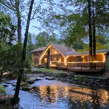 Secluded Chalet On Stream-Mins To Camelback Tannersville Exterior photo